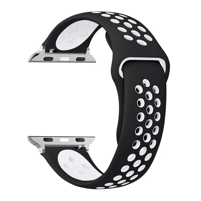 Breathable Silicone Sports Watch Strap