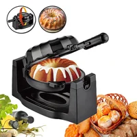 1800W Electric Flip Cake Maker Rapid Non-Stick Rapid Uniform Heat Pan Breakfast Dessert Cooking Machine Bread Toaster 1