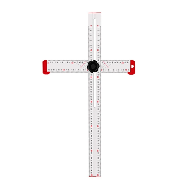 

Drilling Tool Drilling Positioning Ruler Multifunctional Woodworking Scriber Tool Ruler Dropship