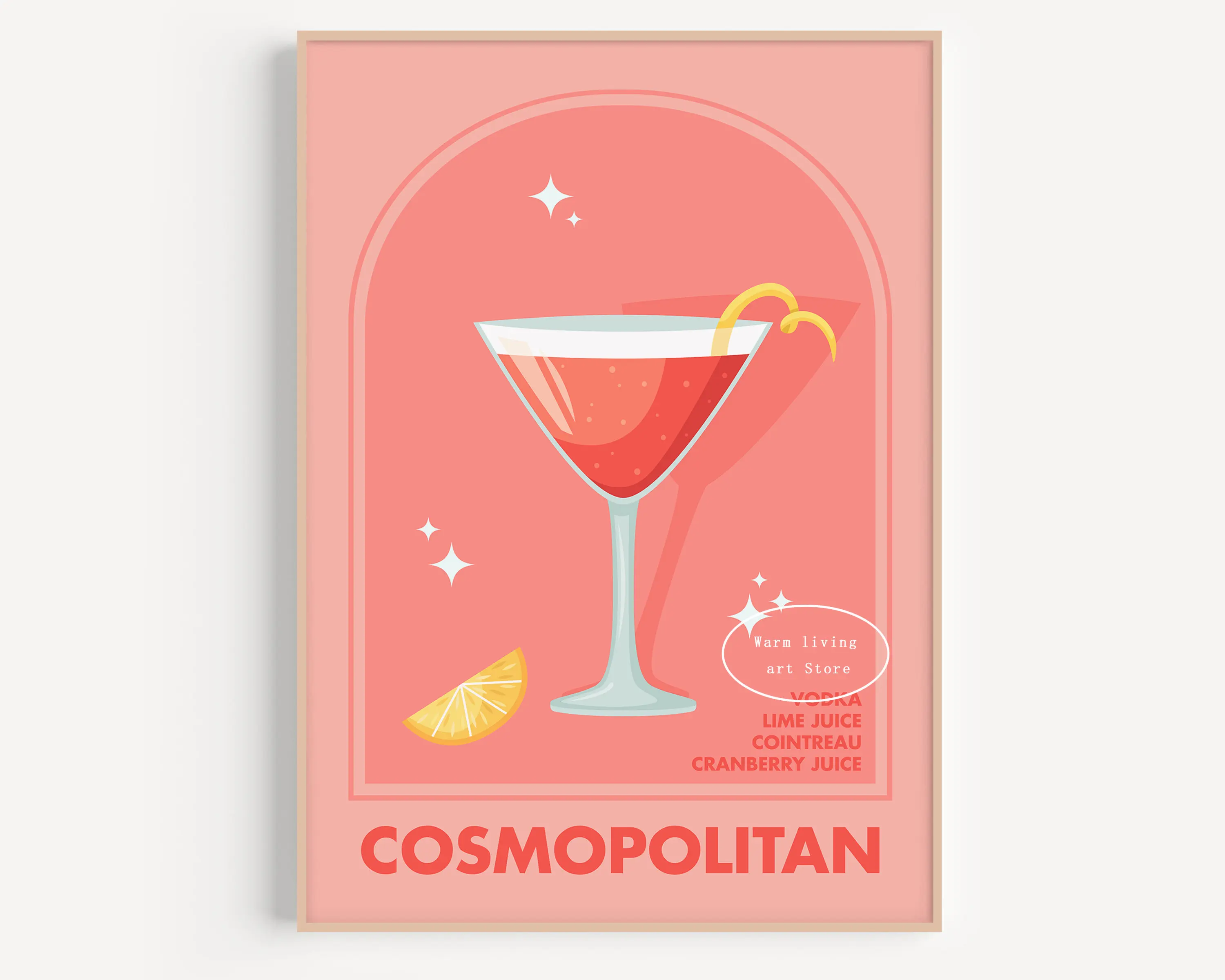 thumbnail image 1 of Pósteres e impresiones de cócteles, jugos, Aperol Spritz, bebidas, Negroni, Martini, gin tonic, espresso, pintura en lienzo, decoración del hogar y la cocina, 1 of 5
