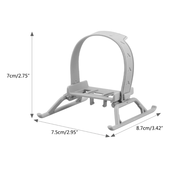 Foldable Landing Gear Tripods for Holy Stone HS720G Silicone Strap Extension Support Legs Protectors Accessories images - 6