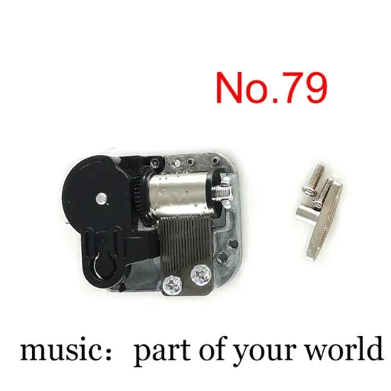 My Sunshine DIY Anime Music Movement 18 Note Wind Up Mechanical with Screws Cute Birthday Gifts 6