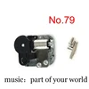 My Sunshine DIY Anime Music Movement 18 Note Wind Up Mechanical with Screws Cute Birthday Gifts 6