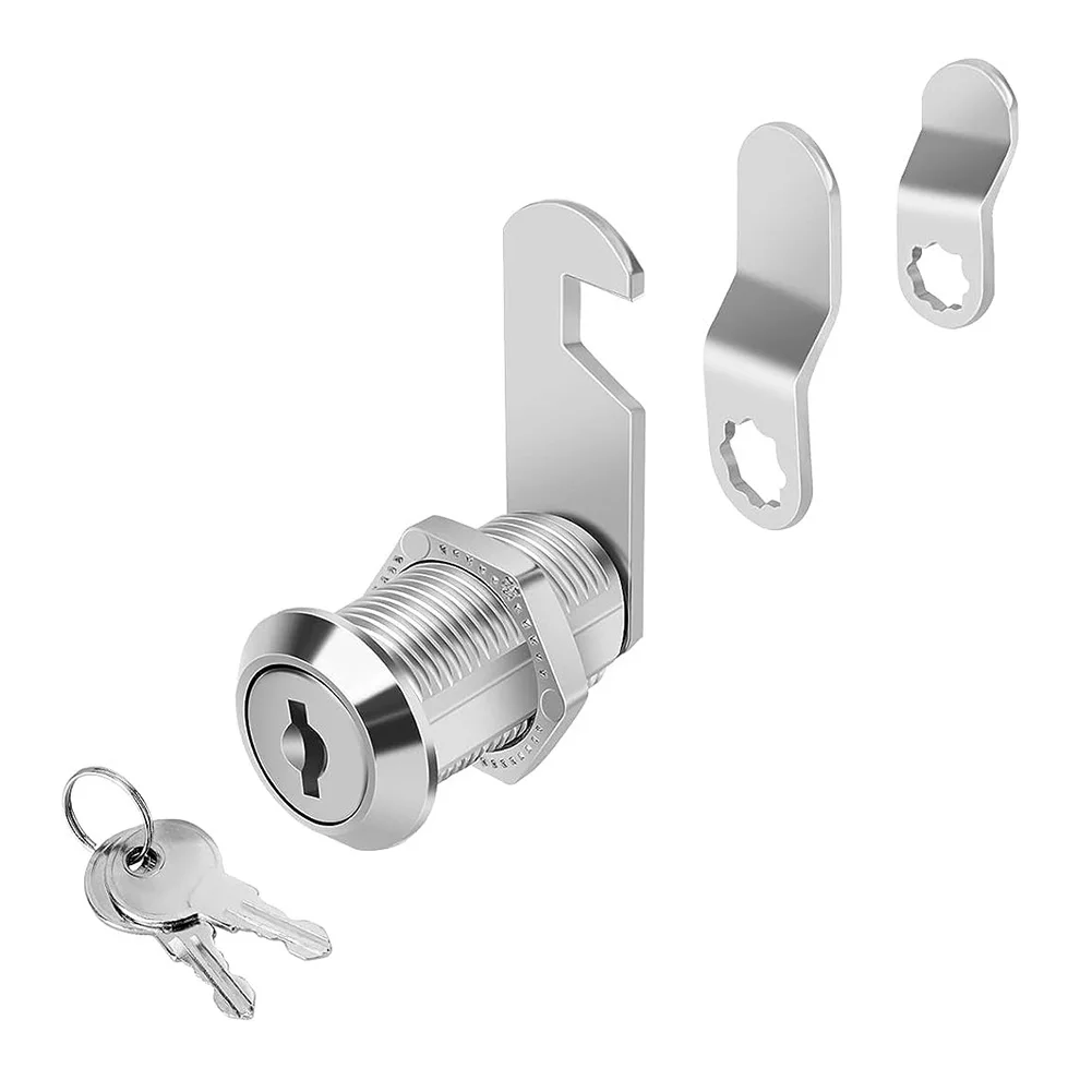 

30mm Zinc Alloy Drawer Cabinet Lock Mail Box Locker Cam Lock Cupboard Door Tongue Lock With 2 Key Furniture Hardware