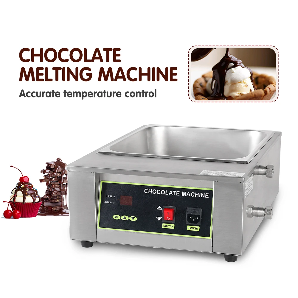 ITOP 1/2/4 Lattice Electric Chocolate Melting Machine Digital Display Chocolate Melting Furnace Tempering Machine Heating Stove 4