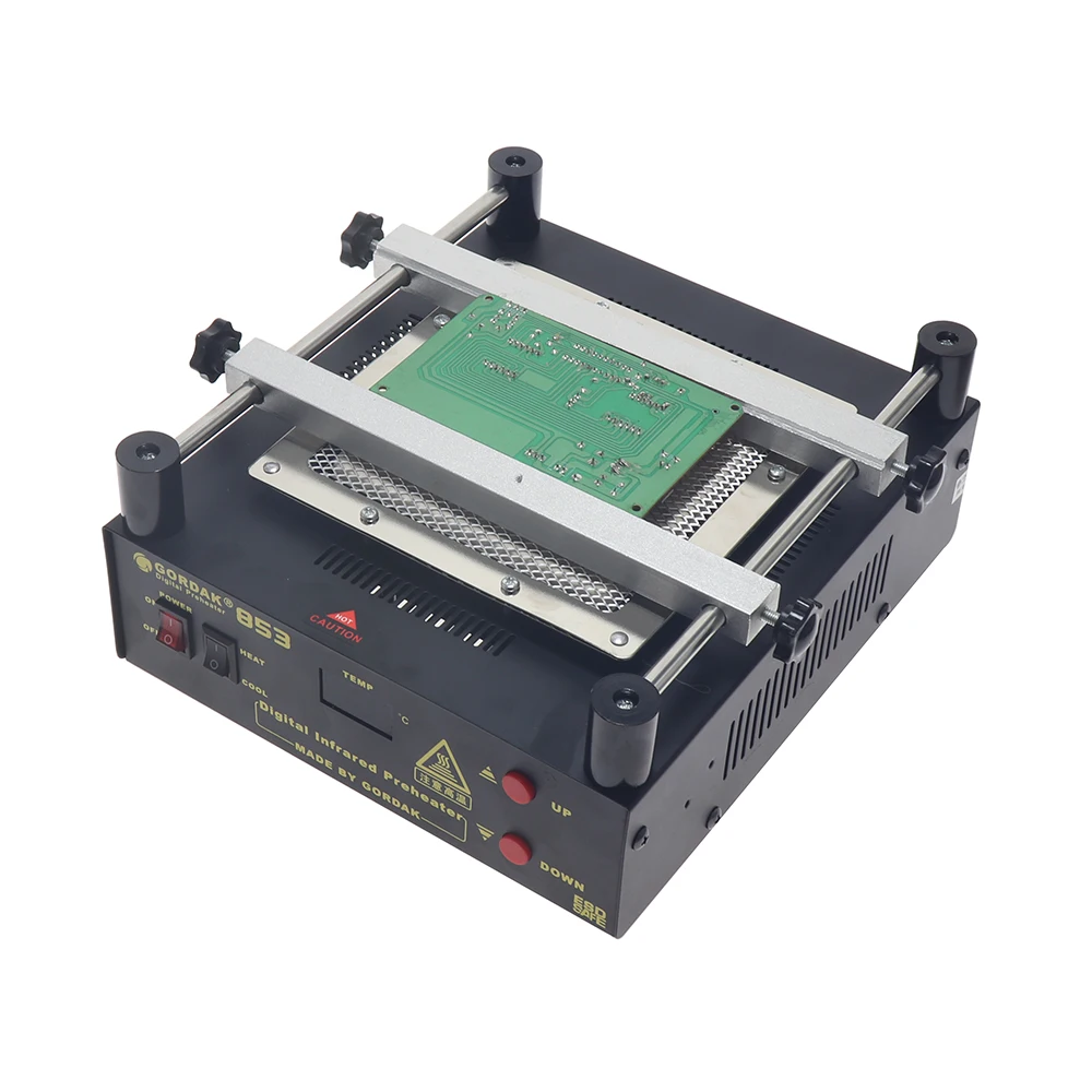 Gordak 853 Bottom Heating Preheating Station PCB Preheater Soldering Station BGA Rework Station Phone Repair Tools YIHUA 853A EU 5