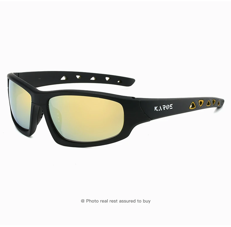 Polarisierte Sport-Sonnenbrille mit rutschfesten Nasenpads und sicherer Passform für Tennis, Fußball und andere dynamische Sportarten für Männer und Frauen – Detail 20