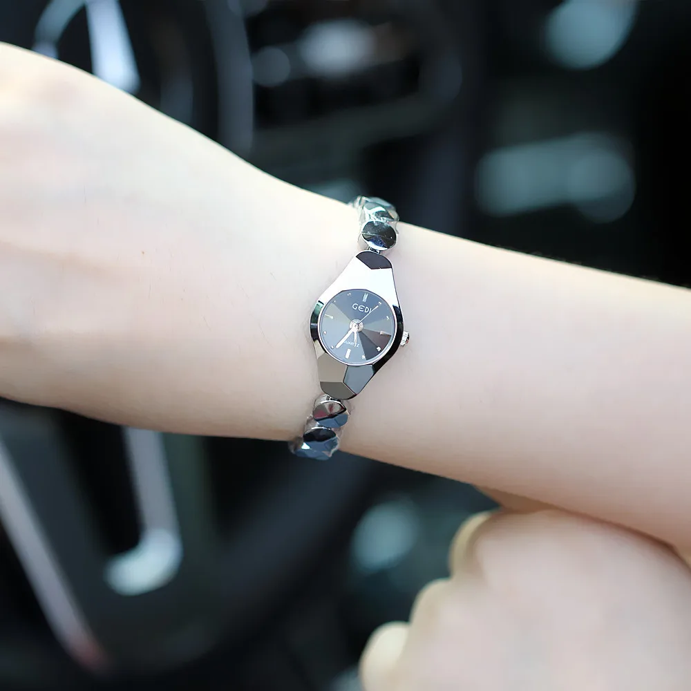 Top Luxury Brand Ceramic Watch Women Fashion Simple Waterproof Quartz Watch Lady Elegant Business Clock Women Dress Watch