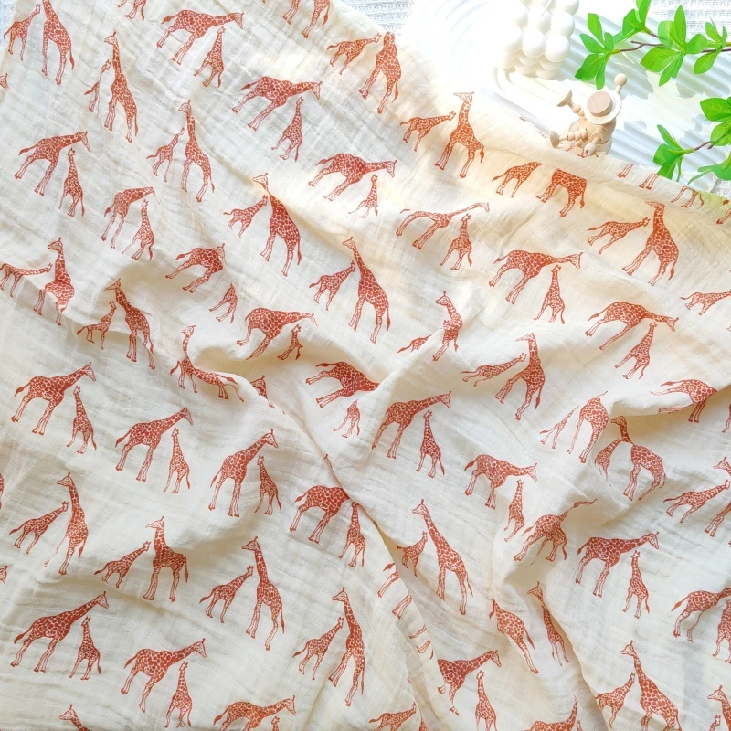 Muslin Blanket Cotton Baby Swaddle Soft Newborn Blanket Bath Towel 120X110cm Gauze Infant Boy Girl Wrap Sleepsack Stroller Cover 3