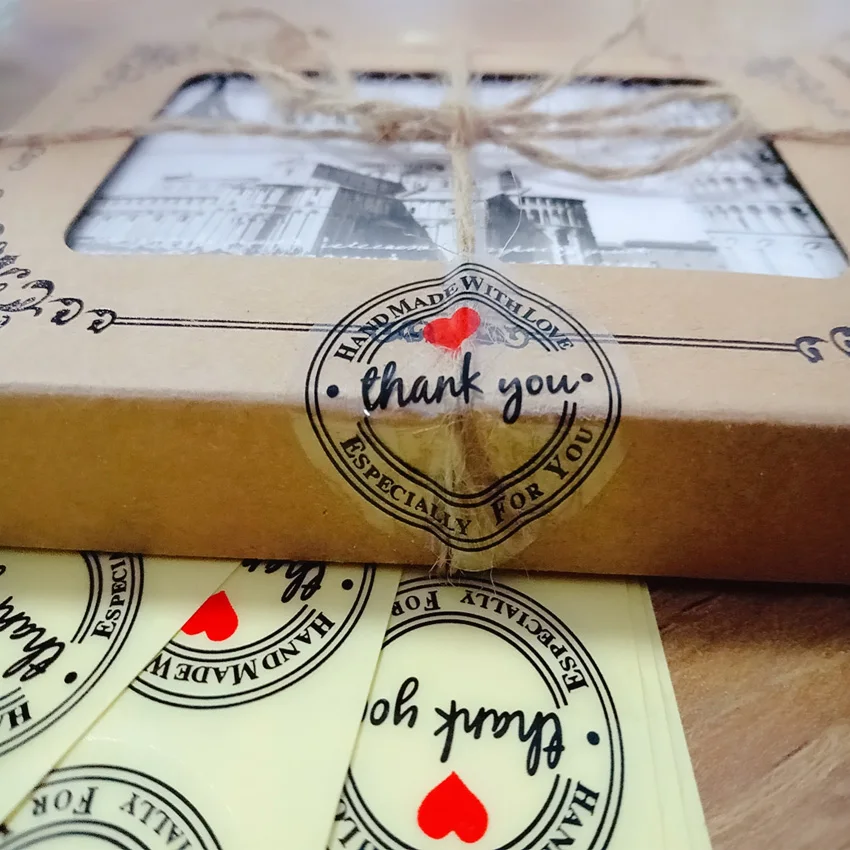 100PCS/lot Kawaii Vintage Transparent \