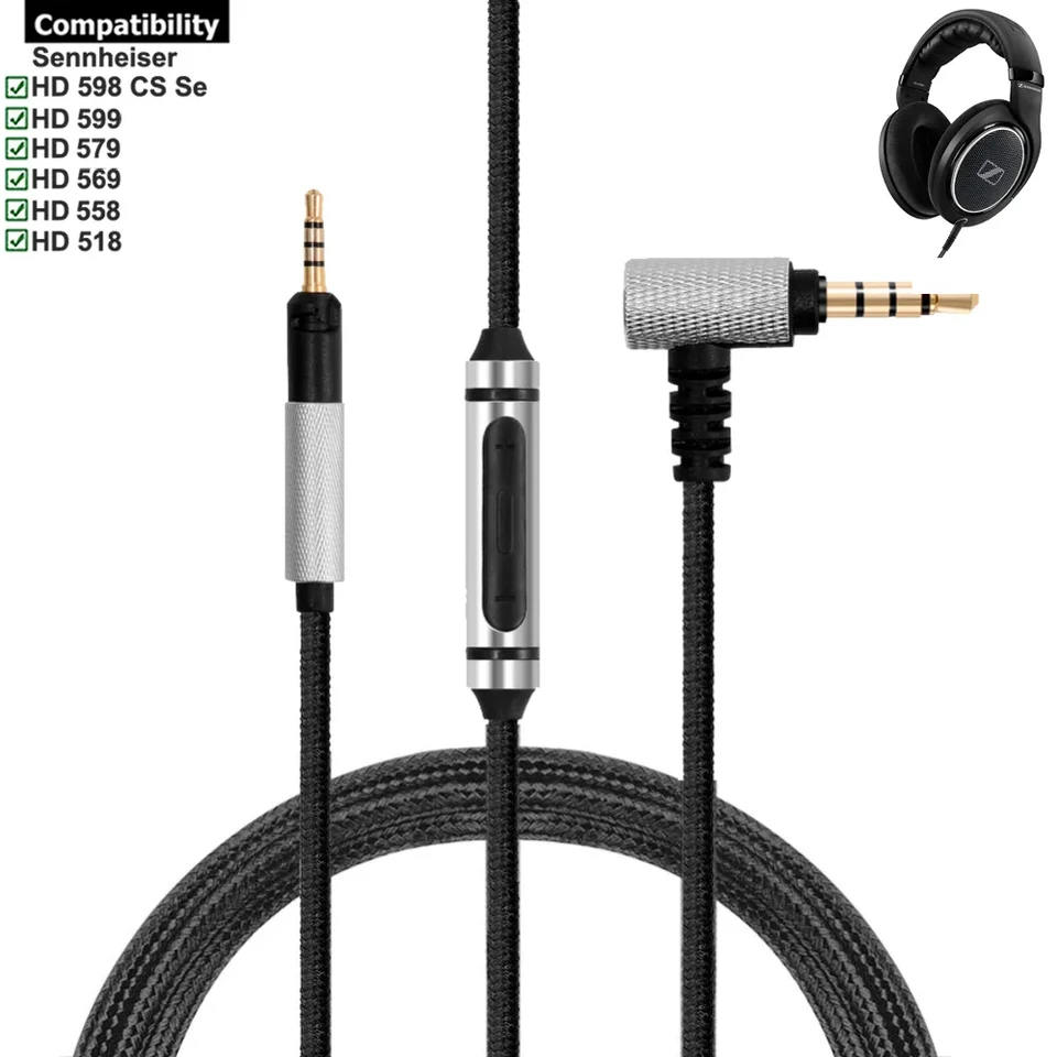 Audio Cable Sennheiser Hd 579 Discontinued BALANCED Audio Cable
