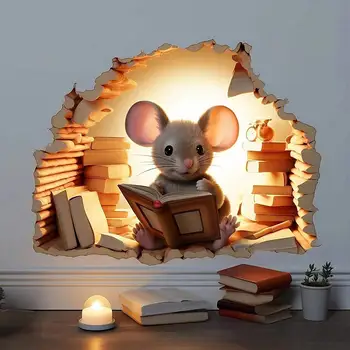 Cute Mouse Wall Stickers 1