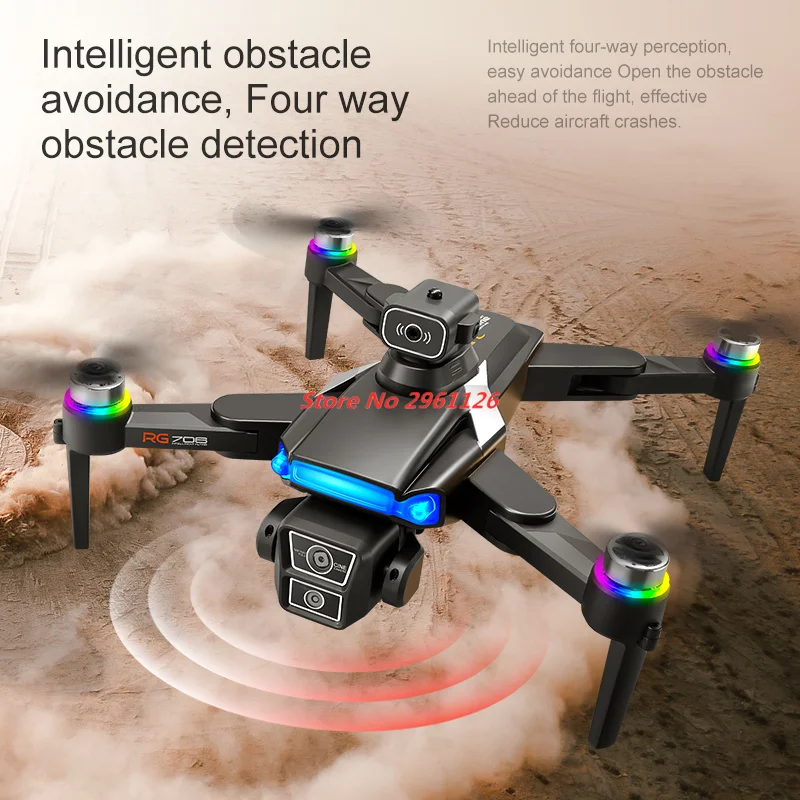 8K HD 카메라 GPS 드론 전문가용 스크린 GPS 드론 5G WIFI 장애물 회피 FPV 드론 브러시리스 대형 스크린 RC 쿼드콥터