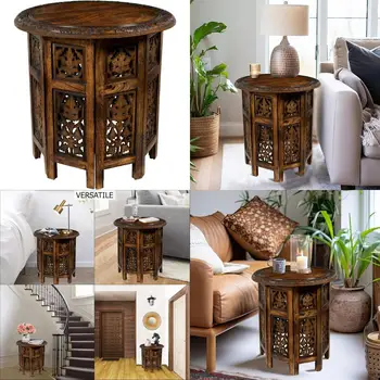 Vintage Boho Folding Table 1