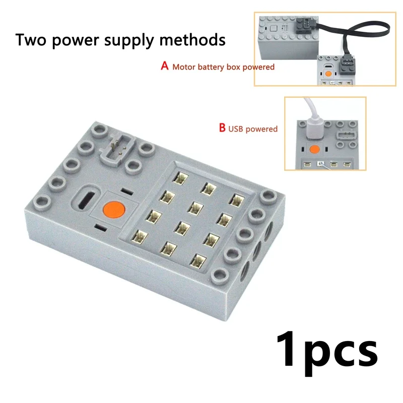 USB-Controlled LED Light Block with Bluetooth for Construction Brick Toy Sets