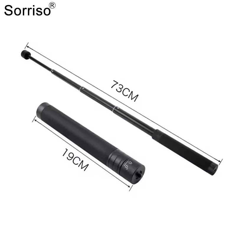 73cm Telescopic Selfie Stick  Handheld Extension Rod for 3 axis Gimbal Stabilizer  Vlogging Kit Phone Camera Photo Accessories
