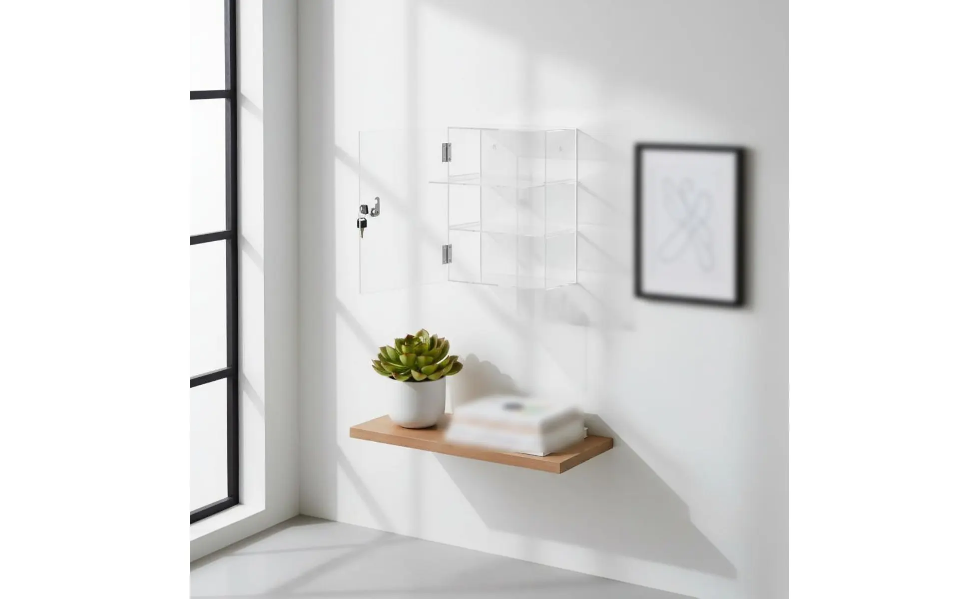 Locking Acrylic Display Case Lockable Clear Display Case 3 Tier Clear Storage Cabinet Removable Shelves for Display Locking Acrylic Display Case Lockable Clear Display Case 3 Tier Clear Storage Cabinet Removable Shelves for Display