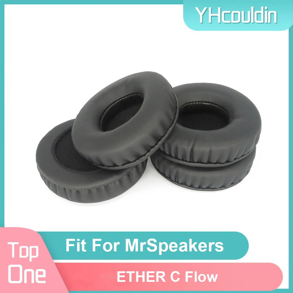

Earpads For MrSpeakers ETHER C Flow Headphone Earcushions PU Soft Pads Foam Ear Pads Black