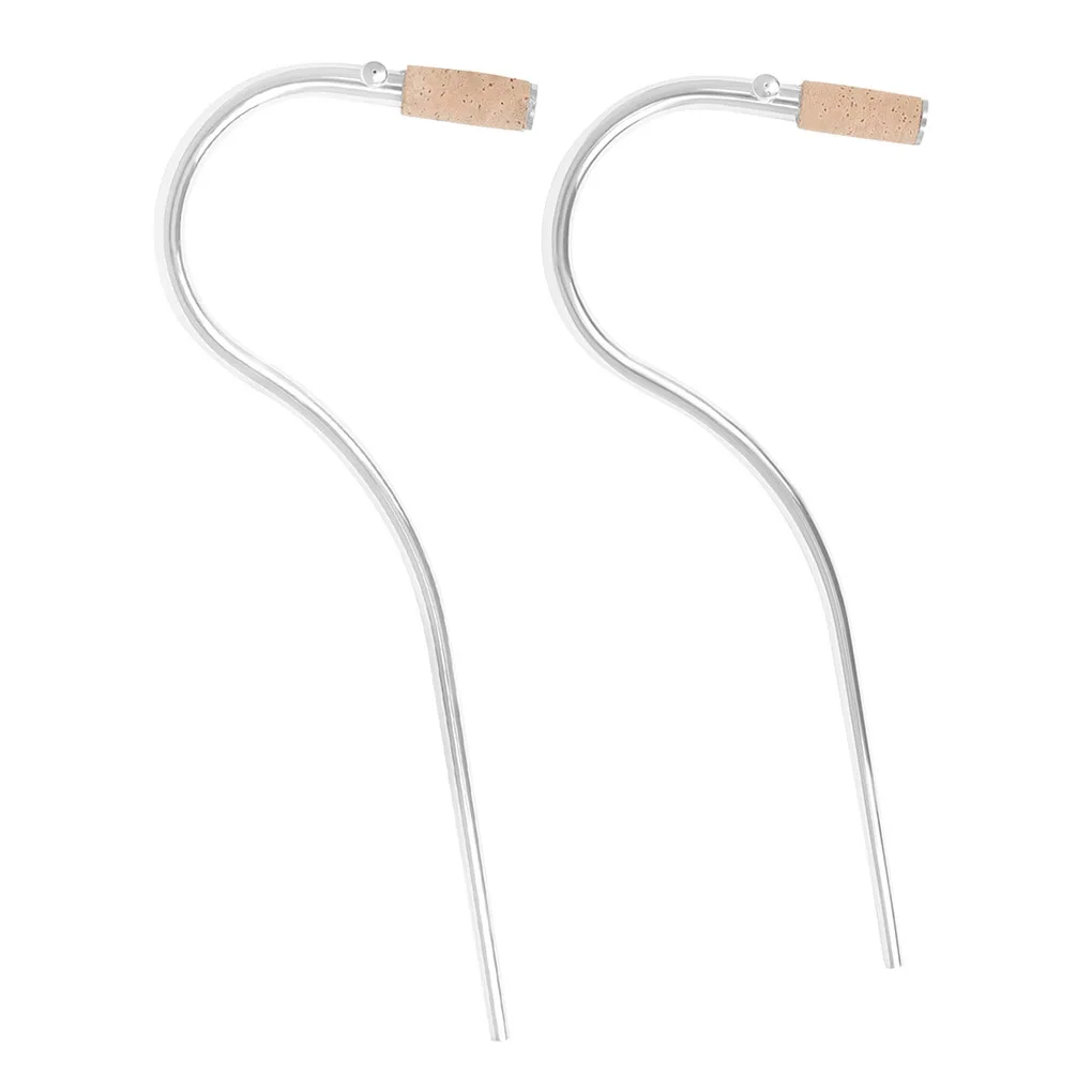 

2pcs Bassoon Bend Bass Oboe Blow Trachea Waterproof Curved Neck S Tube