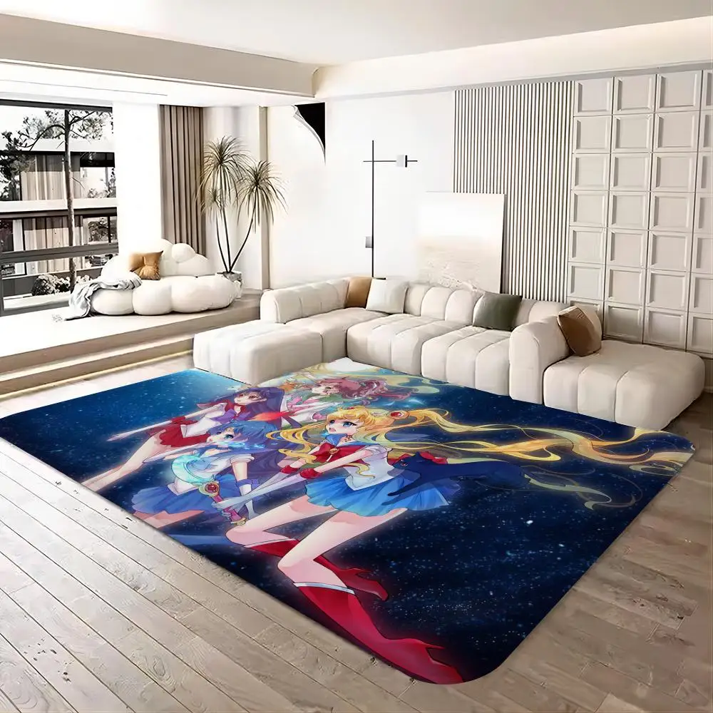 

Cute S-Sailor M-Moon Floor Mat Bath Mat Nordic Style Home Doormat Bathroom-Toilet Mats Bedroom Welcome Doormat