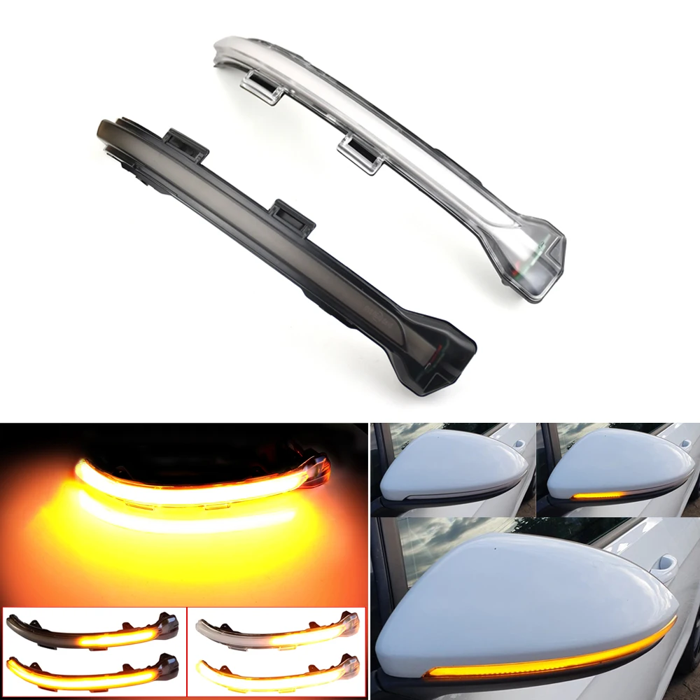 Per Vw Volkswagen Golf 7 Jetta Mk7 Vii Mk7 Golf 7.5 Gti R Touran Led Indicatore Di Direzione Dinamico Specchietto Laterale Lampeggiante Sequenziale