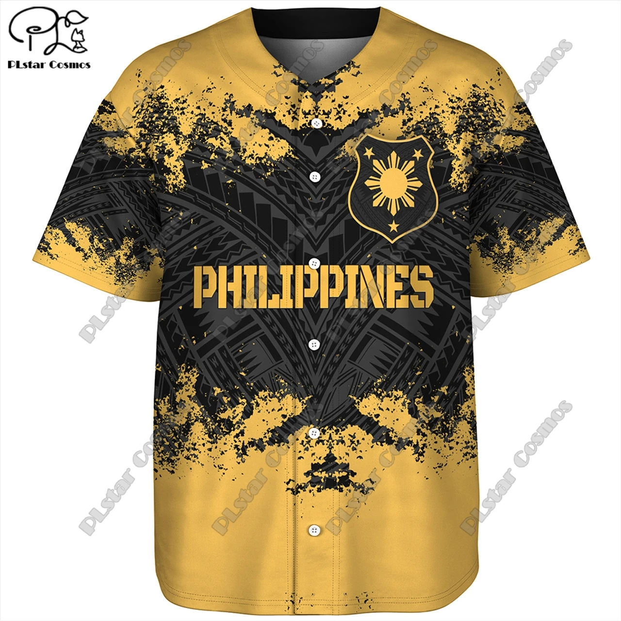 Philippines Filipinos Baseball Shirt Sea Turtle With Blooming Hibiscus Flowers Tribal Maroon main image 1