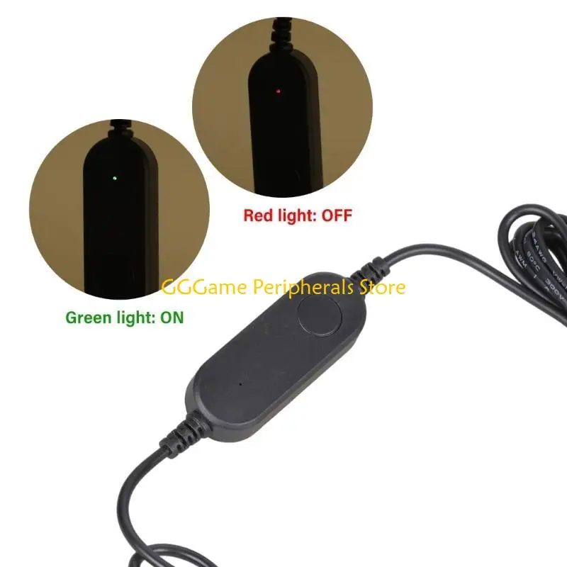 U55B 스위치 활성화 유형 C DC5521 스텝 업 충전 라인 LED 조명용 12W 전원 공급 장치 무선 스피커