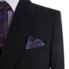 Cenne Des Graoom 2025 New Elegant Black Suits for Men Metal Side Release Buckle 2 Pieces Set High Quality Wedding Party Dinner 2