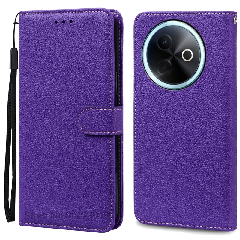Elegant Leather Flip Wallet Phone Case - Stand Book Cover, Protective Shell Coque