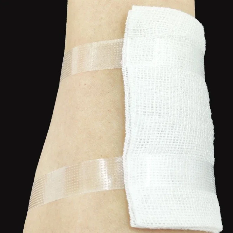 Baby Breathable Grid Transparent White Tape Curved Healing Patches Wound Strips PE Dressing Adhesive Plasters for Kids Bandages