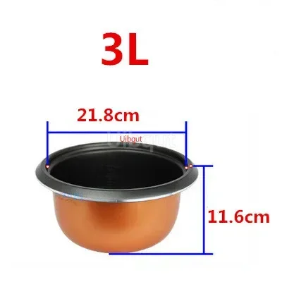 Durable Non-Stick 304 Stainless Steel Rice Cooker Inner Pot Replacement