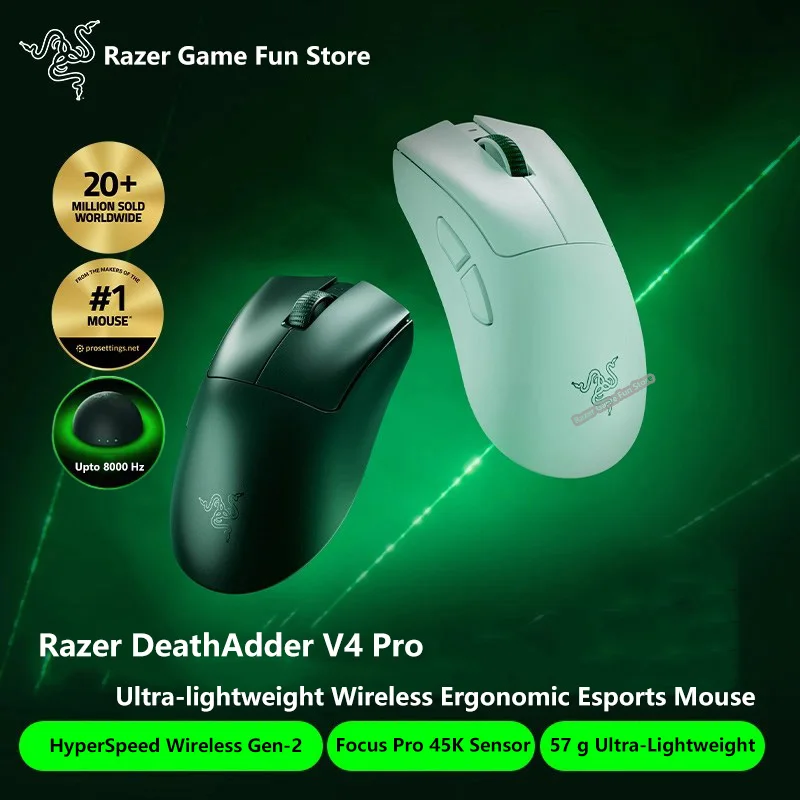 New Original Razer DeathAdder V4 Pro Mouse Ultra-lightweight