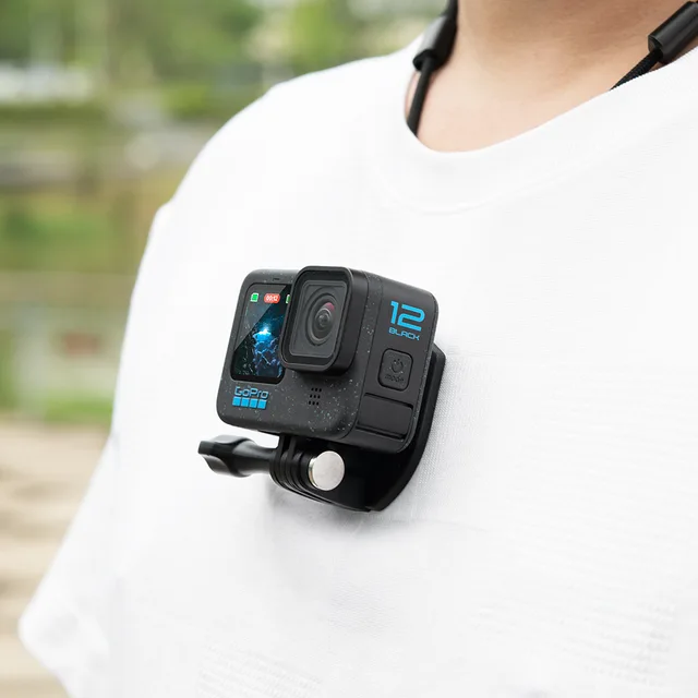 Magnetic Chest Mount For GoPro Hero 13 12 11 10 9 8 7 6 5 SJCAM AKASO Insta360 X4 X2 X3 DJI Osmo Action 4 3 2 Camera Accessories