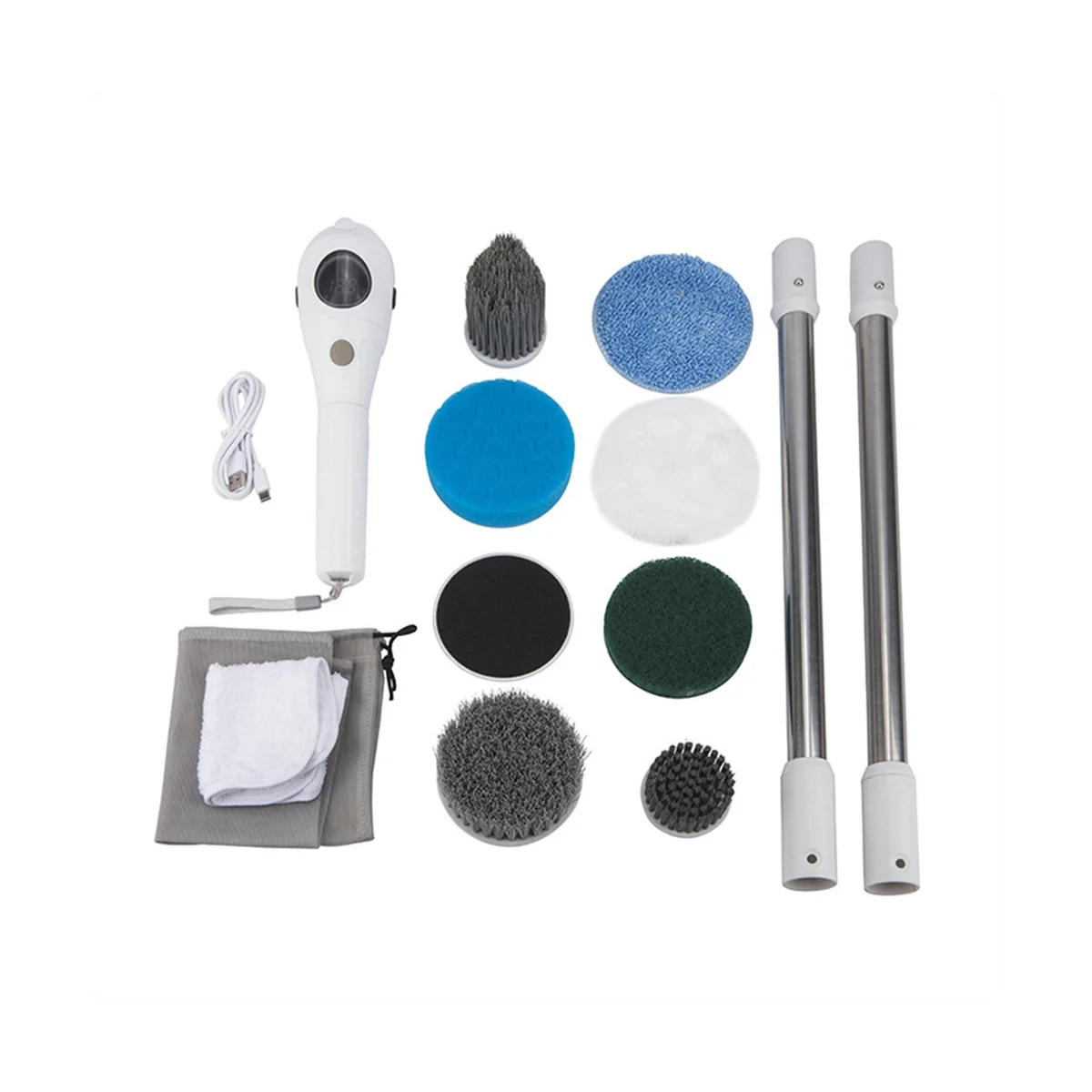 

Cleaner Electric Cleaning Brush Spin Scrubber Kitchen Bathroom Household Rechargeable Rotary Cleaning Brush Tool
