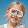 1 Pcs Kids Swimming Goggles Big Frame Anti-fog Waterproof Children's Swim Goggles Boys And Girls Multi-color To Choose