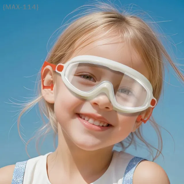 1 Pcs Kids Swimming Goggles Big Frame Anti-fog Waterproof Children's Swim Goggles Boys And Girls Multi-color To Choose