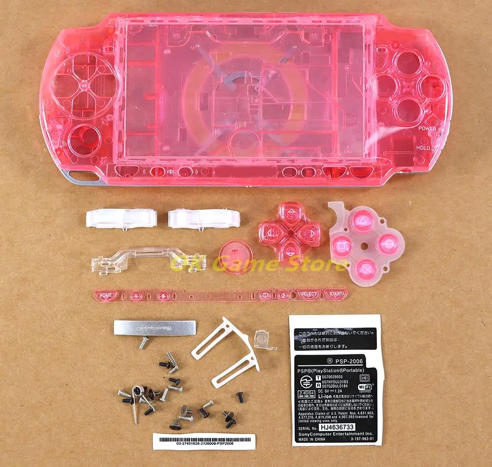 conjunto de substituição para psp multi cor completa habitação caso escudo completo caso substituição com botões kit