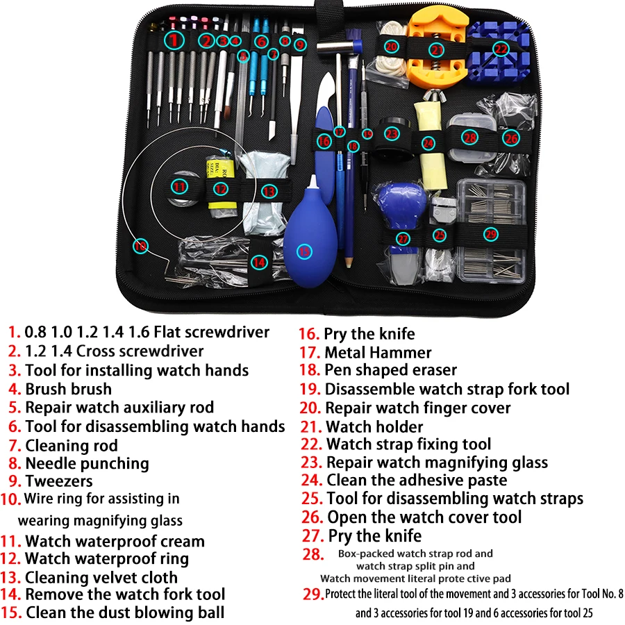 Kit de réparation de montre