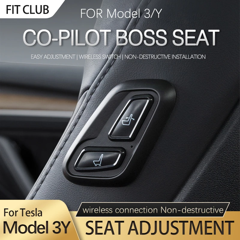 For Tesla Model Y Wireless Seat Adjustment Switch Button Model 3 2021