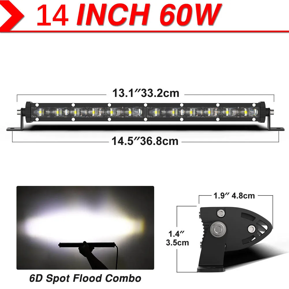 ตัวเลือกสินค้า LED Light Bar สำหรับรถจักรยานยนต์