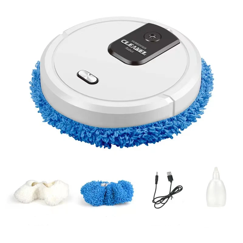 1500 mAh Mopping with Sprayer Machine Smart Home Floor Sweeping Automatic Electric Floor Mops Floor Steam Cleaner Robot 6