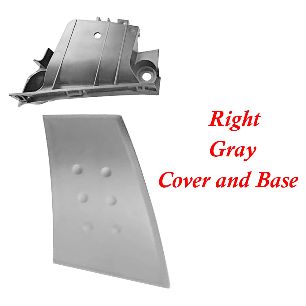 Car Door Handle Cover For Peugeot 107 Toyota Aygo Citroen C1 2005-2014 Car Gray Inner Handle Cover Door Buckle Hand Cover Door Armrest Base For BYD F0 interior door handle cover car door handle cover