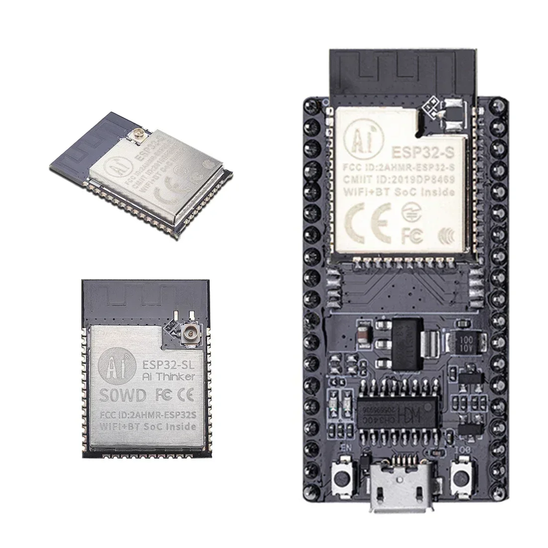 ES8311 ESP32-A1S ESP32-Audio-Kit ESP32-CAM ESP32-S ESP32-SL NodeMCU-32S CH340 CP2102 ESP32-G Ai-Thinker sockets gold