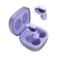 

New TWS Electroplated Bluetooth-compatible V5.1 Wireless Earbuds Microphone Bass Stereo Purple Headphone Earphones For Phone