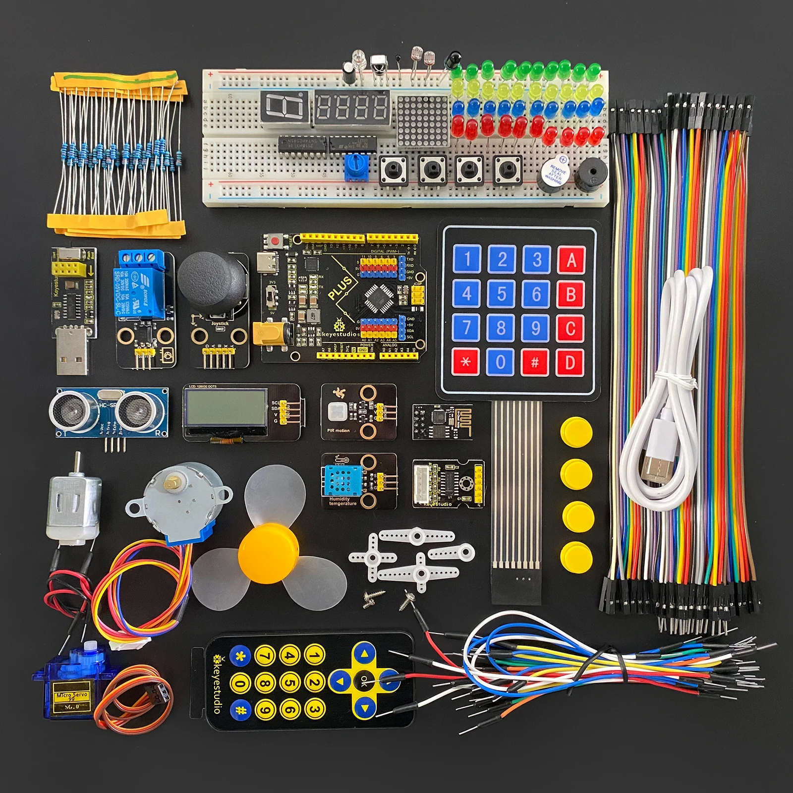 Keyestudio STEM Complete IOT Starter Kit For Arduino UNO Starter Kit ...