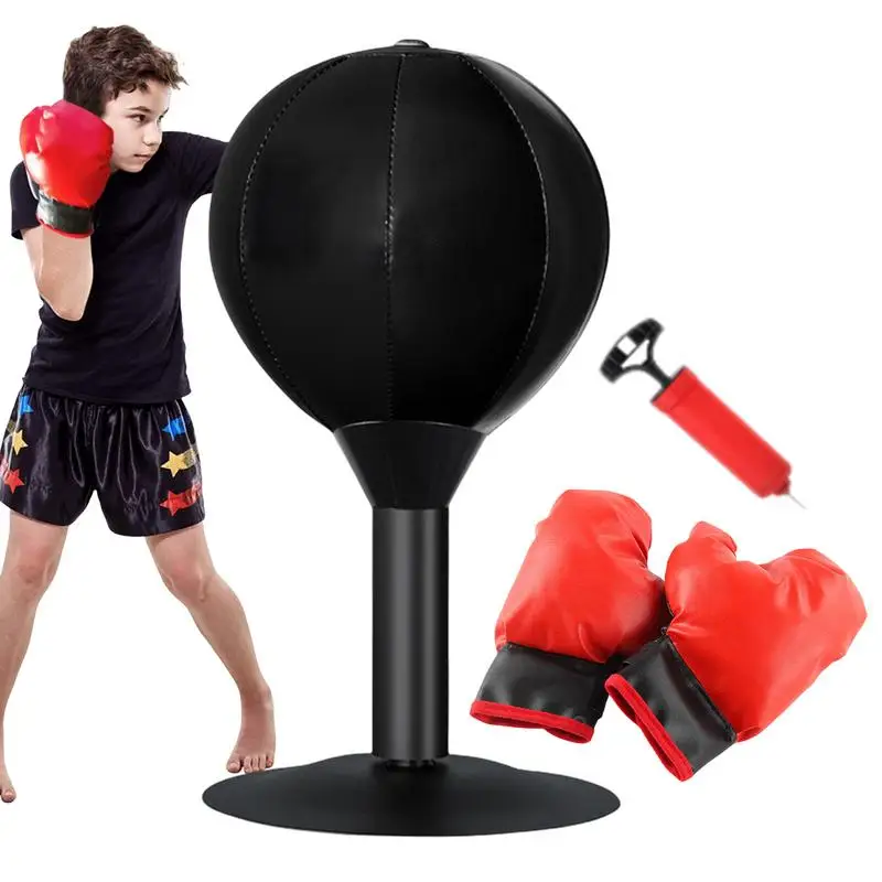 

Desk Punching Bag Stress Relief Boxing Bag For Standing Desk Small Rage Bag With Suction Cup Reflex Strain And Tension Toys For