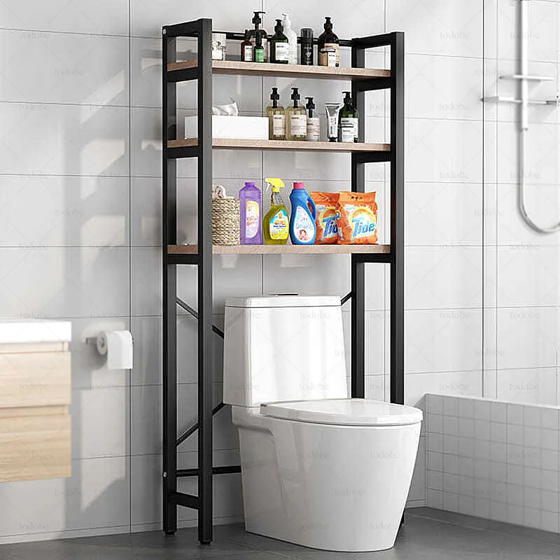 Over The Rack Bathroom Toilet Floorstanding Wooden Rack Space
