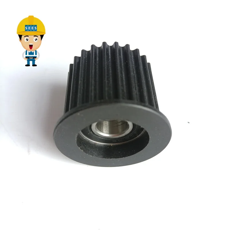 SEES 5pcs OD42.7mm/37mm 엘리베이터 도어 모터 벨트 풀리 롤러 (액슬 없음) H35mm 24Teeth 엘리베이터 부품