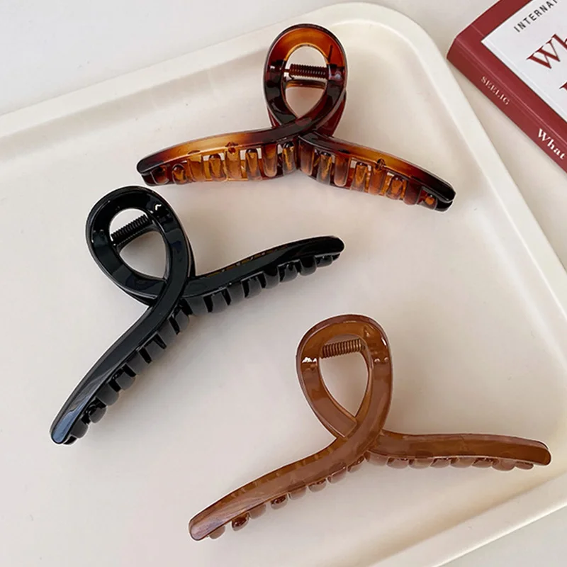 Vintage Cross Hair Clip Large Barrette Crab Hair Claws Bath Clip Ponytail Clip for Women Girls Claw Clip Hair Accessories