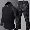 Tactical Uniform Suits Milit Outdoor Camo Suit Combat Shirts Cargo Pant Fishing Trainning Airsoft Paintball Hunting Clothes Sets 4